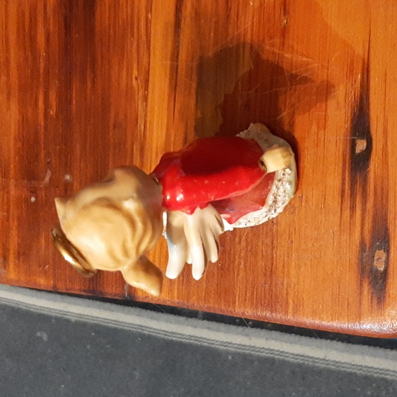 Vintage Christmas angel figurine 50s or 40s 4 3/8" - Picture 3 of 5